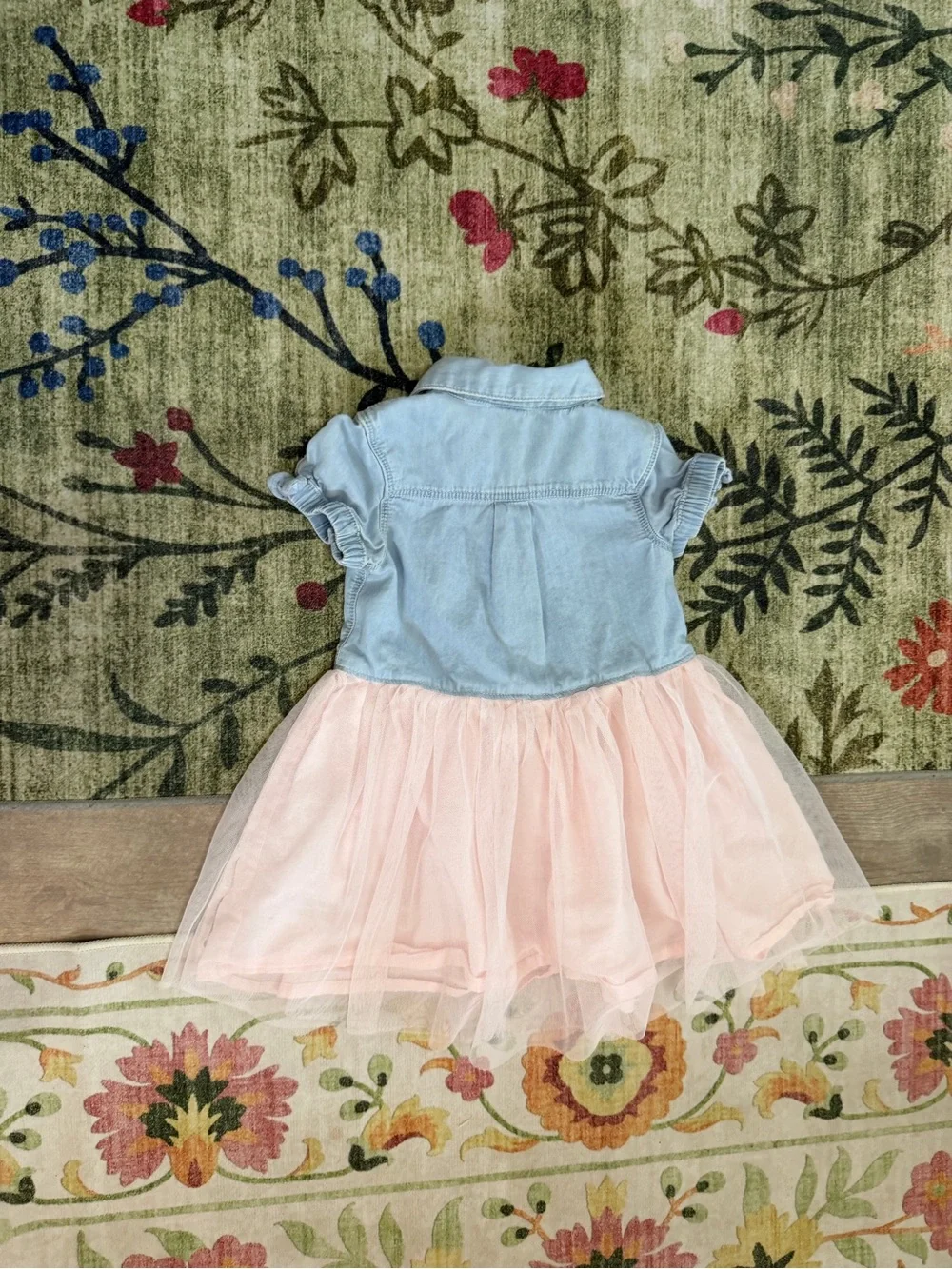 OshKosh B'gosh Denim & Tulle Dress Size 2T Toddler Girl